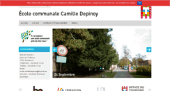 Desktop Screenshot of camilledepinoy.tournai.be